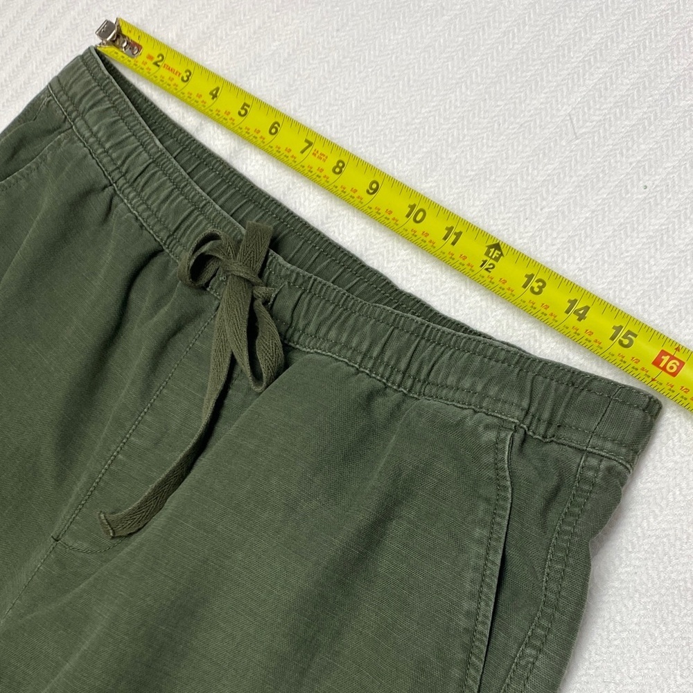 Lauren Ralph Lauren Cargo Jogger Pants Lyocell Cotton Olive Green Size 10 - Picture 10 of 12
